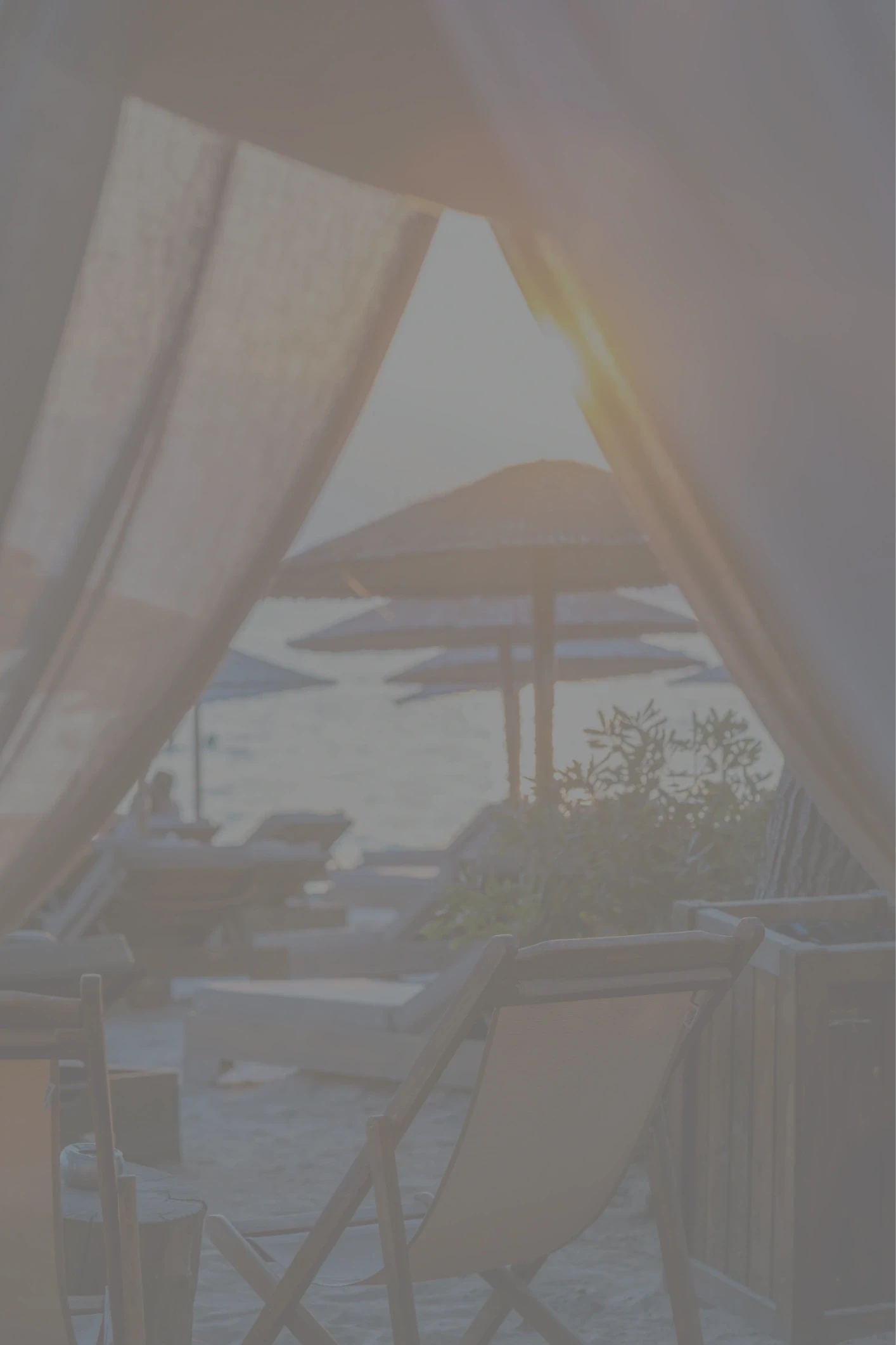 Beach bar atmosphere